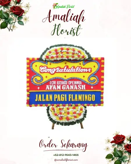 Sewa Papan Bunga Kakenturan Satu
